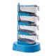 thumbnail image 4 of Caja de condimentos giratoria Vertical, tarros de especias giratorios, utensilios de cocina, tarros de condimentos, tarros de especias giratorios para Azul de 4 niveles. BLESIY Frascos de especias, 4 of 8