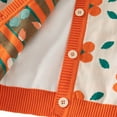 thumbnail image 5 of Toddler Baby Girls Knitted Cardigan Sweater Kidss Long Sleeve Button Front Tops, 5 of 10