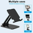 thumbnail image 3 of Support Tablette, Support Tablette Réglable, Support Dock Bureau Réglable Universel Compatible avec iPad Pro 9.7, 10.2, 10.5, 12.9, iPad Air, iPad Mini d'autres Smartphones, 3 of 4