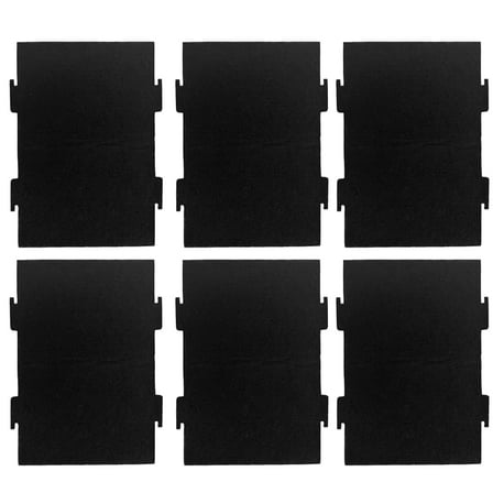 Qzbhct 6 Pcs Microwave Charcoal Filter Replacement for Whirlpool & Kitchenaid Microwave Part# W11282981 & W11223147