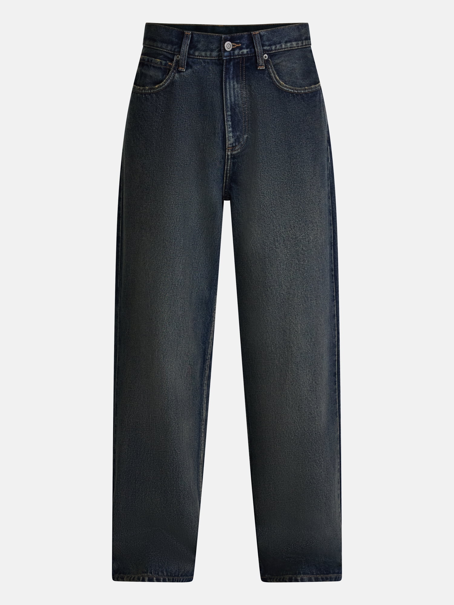 No Boundaries Wide Leg Jeans, 100% Cotton 14 oz Denim, Men's 28x30-42x32