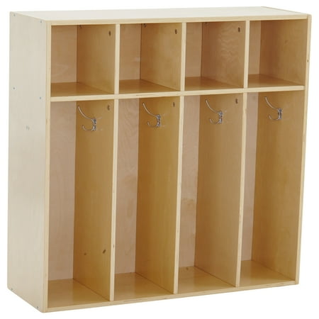 - Birch Streamline 4-Section Toddler Coat Locker