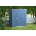 thumbnail image 2 of Arrow Elite 6 x 4 x 6 ft Blue Grey Steel Storage Shed, 2 of 8