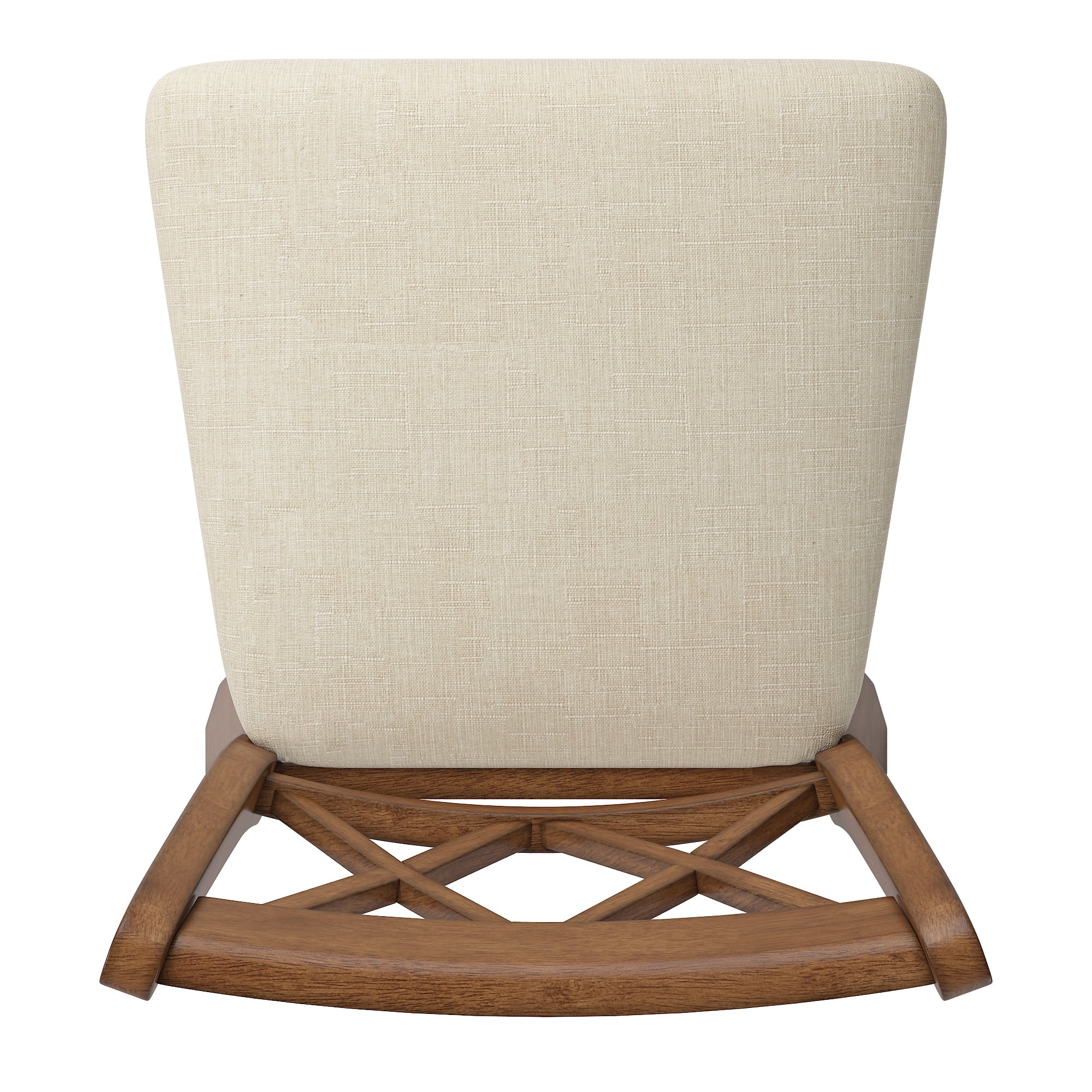 Weston Home Sheena Double X Back 24-inch Counter Height Wood Swivel Stool, Antique Oak
