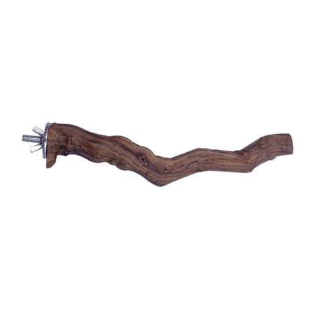 Bird Perch Bird Standing Grape Sticks Wood Climb Standing Chewing Parrot Stand Branch Parrot Cages Toy for Cockatiels Budgies , Straight