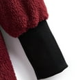 thumbnail image 3 of Black*Friday Clearance Items under $5 GaThRRgYP Coats for Women Winter,Women's Casual Versatile Thick Warm Long-sleeved Hooded Jacket Red M, 3 of 7