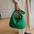thumbnail image 2 of Sywqhk Bolso De Hombro A Cuadros Retro Mujer Nylon Pure Color Crossbody Bolsos (Verde) Sywqhk Para estrenar, 2 of 9