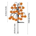thumbnail image 3 of 29.92in Solar Halloween Pumpkin Tree Branch Lights, LED Spooky Tree Stakes for Garden Pathway and Waterproof Outdoor Landscape Decoration on Lawn Yard Use, 3 of 9