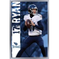NFL Tennessee Titans - Ryan Tannehill 20 Wall Poster, 22.375" x 34", Framed