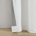 thumbnail image 5 of Your Zone Kids' Corduroy Blackout Curtain Panel, 1 Panel, White, 38" W x 63" L, 5 of 5