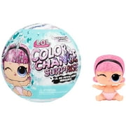 LOL Surprise Glitter Color Change Lil Sis with 5 Surprises Including a Collectible Doll, Sparkly Fashions, and Accessories  Great Gift for Kids Ages 4+