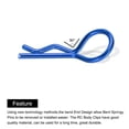 thumbnail image 4 of 20pcs 30-Degree Angle Body Clips Bent Springy Pins for All 1/8 1/10 Scale Model RC Car Crawler Fit 1.4mm Rod(Blue), 4 of 7
