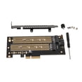 thumbnail image 1 of Tarjeta de Expansión Tarjeta Adaptadora Accesorios Informáticos con Interfaces Dobles Hugo Tarjeta adaptadora SSD NVMe NGFF, 1 of 7