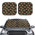thumbnail image 6 of Lsque Frogs In Mushroom Hats 2 PCS Windshield Sun Shade | CarFoldable Window Covers | Car Accessories Reflect UV for Universal Cars SUV Truck | Small, 6 of 7