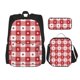 thumbnail image 1 of Easygdp Red Plaid Daisy Mochila para Niños y Niñas con Set de Caja de Almuerzo y Estuche para Lápices 3 en 1, Mochila Escolar Estampada para Adolescentes, 1 of 7