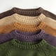 thumbnail image 4 of Otoño Invierno ropa para niños suéteres para niños niñas Jersey de punto sólido niñas suéter grueso ropa de punto para niños, 4 of 5