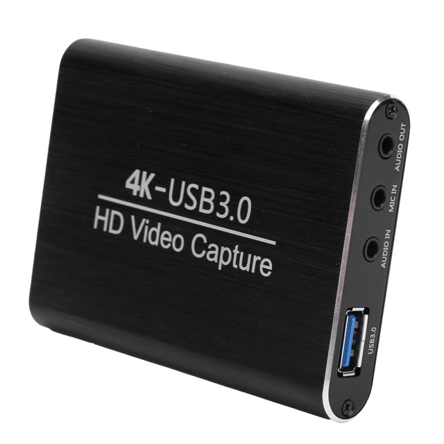 Video Acquisition Card, 1080P Computer Accessories, Aluminum Alloy Convenient Record Video For Conference Recording Video Live Broadcast Live Game
