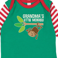 thumbnail image 4 of Inktastic Grandma's Little Monkey Grandchild Boys or Girls Long Sleeve Baby Bodysuit, 4 of 5
