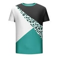 thumbnail image 4 of Fnnxeal Mens Casual Ombre Gradient T-Shirt Short Sleeve Crewneck Muscle Fit Tee Moisture Wicking Breathable 95 Polyester 5 Spandex S-5XL Khaki,Size XL, 4 of 5