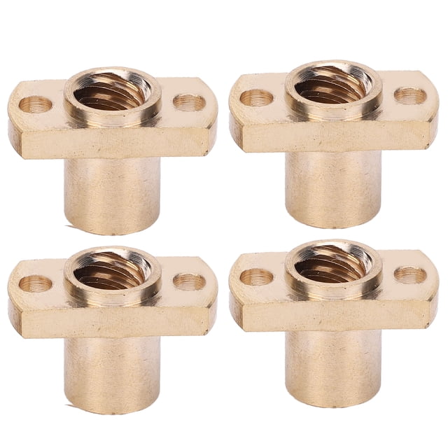 Oubit Trapezoidal Nut,4Pcs Trapezoidal Nut T8 D Printer Accessories Nuts Finest Materials