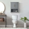thumbnail image 2 of Teamson Home Mercer Mid Century Modern Removable Wooden Wall Cabinet, 2 of 10