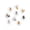 Mixed-Color, variant on 100 PCS DIY Jewelry Accessories Ear Plugs Round Disc Shaped Earring Stoppers-Gold-11*6mm x 100PCS