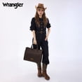 thumbnail image 6 of Wrangler Women Western Bag Laptop Shoulder Handbags for Work Travel Casual, Coffee, 6 of 7