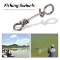 thumbnail image 2 of Connecteur de Pince de Pêche Pivotant Haute Résistance 50Pcs en Acier Inoxydable pour Poisson, 2 of 8
