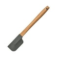 thumbnail image 1 of Spatule Ronde en Silicone à Manche en Bois pour Mélanger et Racler Facilement dans la Cuisine Spatule Durable Résistante à la Chaleur pour la Cuisson et la Cuisine, 1 of 3