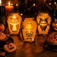 thumbnail image 5 of Halloween Decor 6 X 4.5 X 1 Inch Vintage Spooky Owl Coffin Sign Tabletop Decor for Home Party Desk 1 Pack, 5 of 5