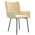 thumbnail image 2 of vidaXL Chaises de Salle à Manger 2 Pcs Velours Crème, 2 of 5