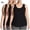 Black, variant on Womens Tops Summer Solid Color Sleeveless Tank Tops Plus Size Loose Fit Standard Straps Summer Tops