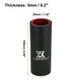 thumbnail image 3 of 30mm 1.18" ID Universal Silicone Hose Coupler Tube Connectors for Car Intercooler Intake Piping Black Red, 3 of 6