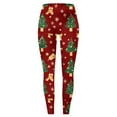 thumbnail image 3 of Women's Christmas Printed High Waist Tights Lifting Exercise Leggings Yoga Pants Women's Yoga Pants Long Tall Leggings for Women Women Briefs Business Casual Outfits for Women Womens Silk Shorts, 3 of 3