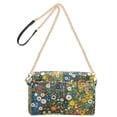 thumbnail image 2 of FORMRS Women Crossbody Purse with Chain Strap Vegan Leather Shoulder Handbag, Green Floral Garden, 2 of 7