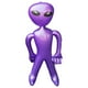 thumbnail image 1 of Alien inflable, juguetes alienígenas inflados, figuras inflables novedosas de PVC, accesorios para cumpleaños, Halloween, fiesta temática del espacio Púrpura, 1 of 8