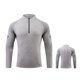 thumbnail image 1 of pstuiky camisetas de manga larga para hombre, Camiseta deportiva ligera y transpirable de color sólido con cremallera y cuello alto de manga larga para hombre camisetas de hombre m, 1 of 3