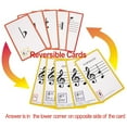 thumbnail image 3 of Binwennn Musical Flash Cards Coded Music Piano Grades Cards That Are Completed For Beginner Students Education Cubes Client Education Handout Planner Early Years Squeak And Stack The End of Education, 3 of 3