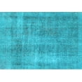 thumbnail image 1 of Ahgly Company Indoor Rectangle Abstract Light Blue Modern Area Rugs, 8' x 10', 1 of 4