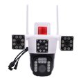 thumbnail image 1 of Cámara De Seguridad Inalámbrica Zoom 10X, Cámara PTZ De 360 ​​De Triple Lente Para Exteriores IP66, Cámara Inteligente WiFi Con 21 Luces, Alertas De Sonido En Tiempo Real Para, 1 of 7