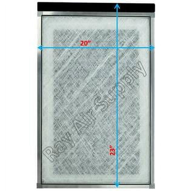 RAYAIR SUPPLY 20x23 Replacement Filter Pads For Dynamic Air Cleaner (3-Pack) - Fiberglass With Carbon