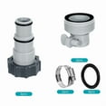 thumbnail image 2 of Kit Adaptador Manguera Piscina, 2 Tipos Conector Bomba Piscina para Mangueras 1,5 y 1,25 Pulgadas Piezas Repuesto Sobre el Suelo, 2 of 5
