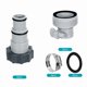 thumbnail image 2 of Kit Adaptador Manguera Piscina, 2 Tipos Conector Bomba Piscina para Mangueras 1,5 y 1,25 Pulgadas Piezas Repuesto Sobre el Suelo, 2 of 6