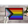 thumbnail image 2 of Caroline's Treasures CK8014JMAT Gay Pride Progress Pride Doormat 24x36, 36"L x 24"W, multicolor, 2 of 4