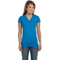 thumbnail image 4 of Aquaguard Women's Fine Jersey V-neck Longer Length T-shirt - 3 Pack, 4 of 4