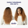 thumbnail image 4 of Ebo Dashly Synthetic Headband Wig Hb Unit 6 Bohemian Wave 26” ( 2 Dark Brown ), 4 of 5
