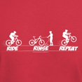 thumbnail image 3 of CafePress - Ride Rinse Repeat Dark T Shirt - Men's Classic Graphic Cotton T-Shirt, 3 of 4