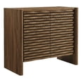 thumbnail image 1 of Emric Armoire d'Appoint à Vagues en Noyer, 1 of 9