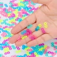 thumbnail image 4 of 3000 Pieces S Clips Loom Bands Connectors,Rubber Connectors Refills,Plastic Hooks for Rubber Band Bracelets & DIY Bracelet Making Refill Kit, 4 of 7