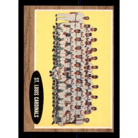 St. Louis Cardinals TC Card 1962 Topps #61